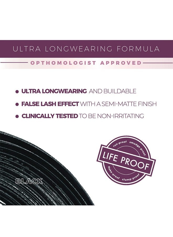 blinc Ultravolume Tubing Mascara Volumizing Lengthening And Curling Mascara Ultra Longwearing Washable Mascara Clean Vegan And Cruelty Free 9Ml / 0.30 Fl Oz (Pack Of 1) - Image 4