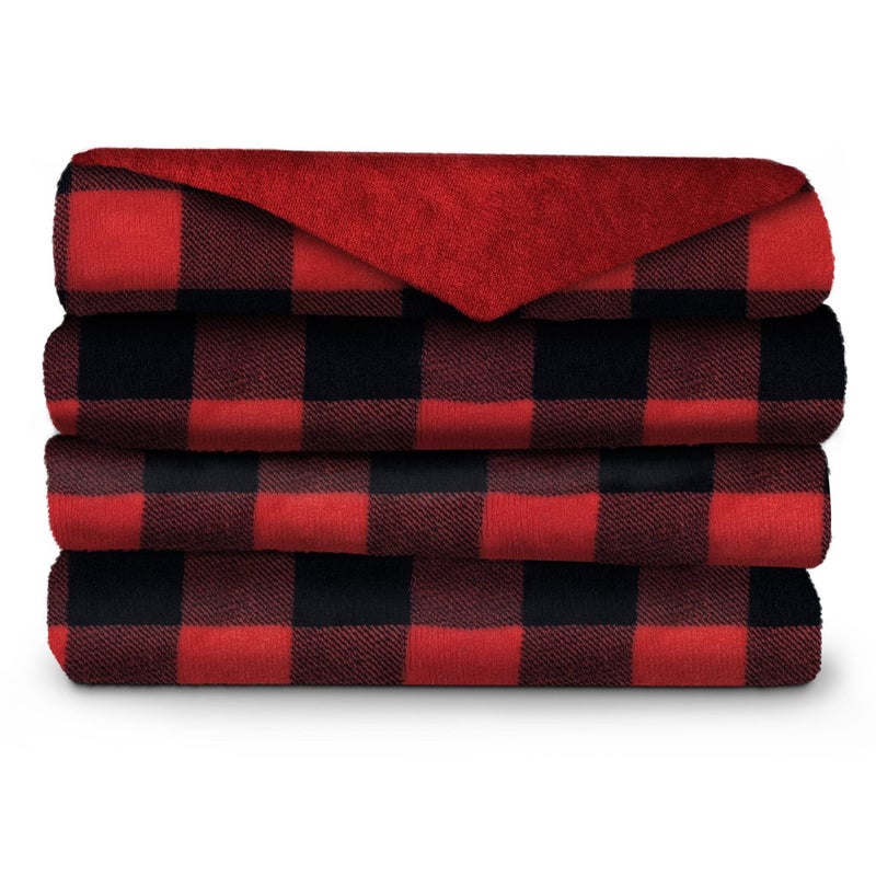 Sunbeam Heated Throw Blanket  Mircoplush  3 Heats Settings  3Hour AutoOff  50in x 60in