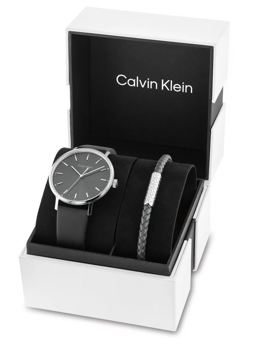 CALVIN KLEIN Architectural Analog Watch With Bracelet