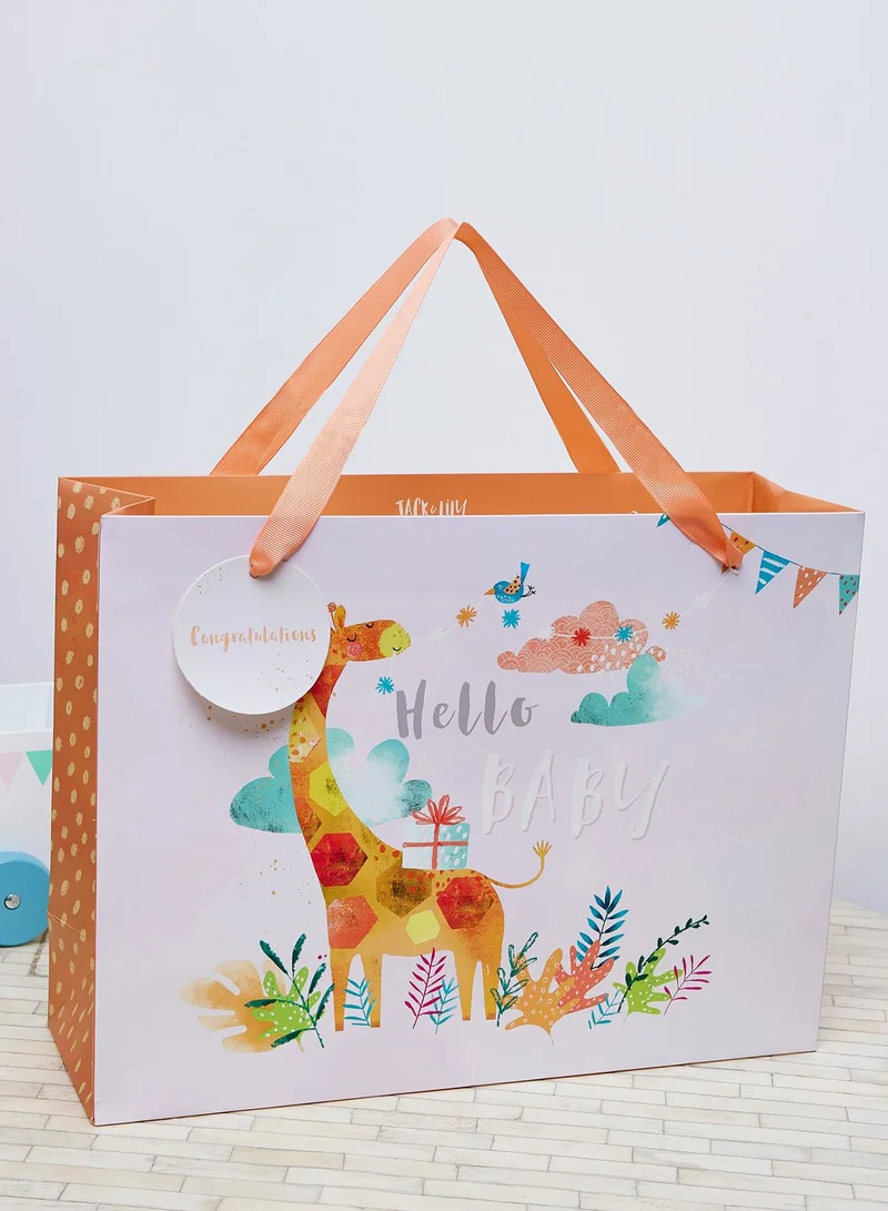 Belly Button Hello Baby Shopper Bag