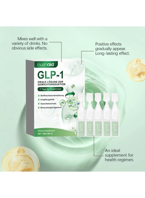 bushaid glp 1 oral liquid BUSHAID BUSHAID Dietary Supplement Body Care Metabolic Detoxification Helps  Control Weight and Blood Sugar Balance 7ml (1ml*7) | Best Price KSA