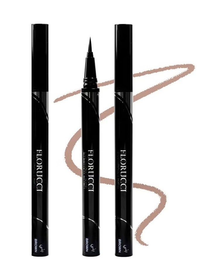 فلوروتشي قلم تحديد الحواجب من فلورتشي FC-001-2 بني 8مل من قطعتين