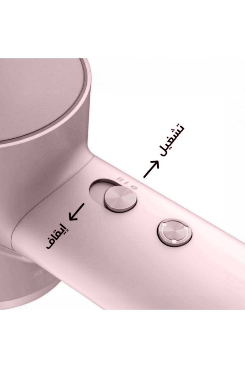 لايفن سويفت سبيشال مجفف الشعر  الايوني- وردي - محرك عالي السرعة 110,000 دورة في الدقيقة، تقنية الأيونات السالبة، تحكم ذكي في الحرارة، 3 فوهات مغناطيسية، ضوضاء منخفضة - العلامة التجارية العالمية رقم 1 - درجة صالونات التجميل لجميع أنواع الشعر - Image 4