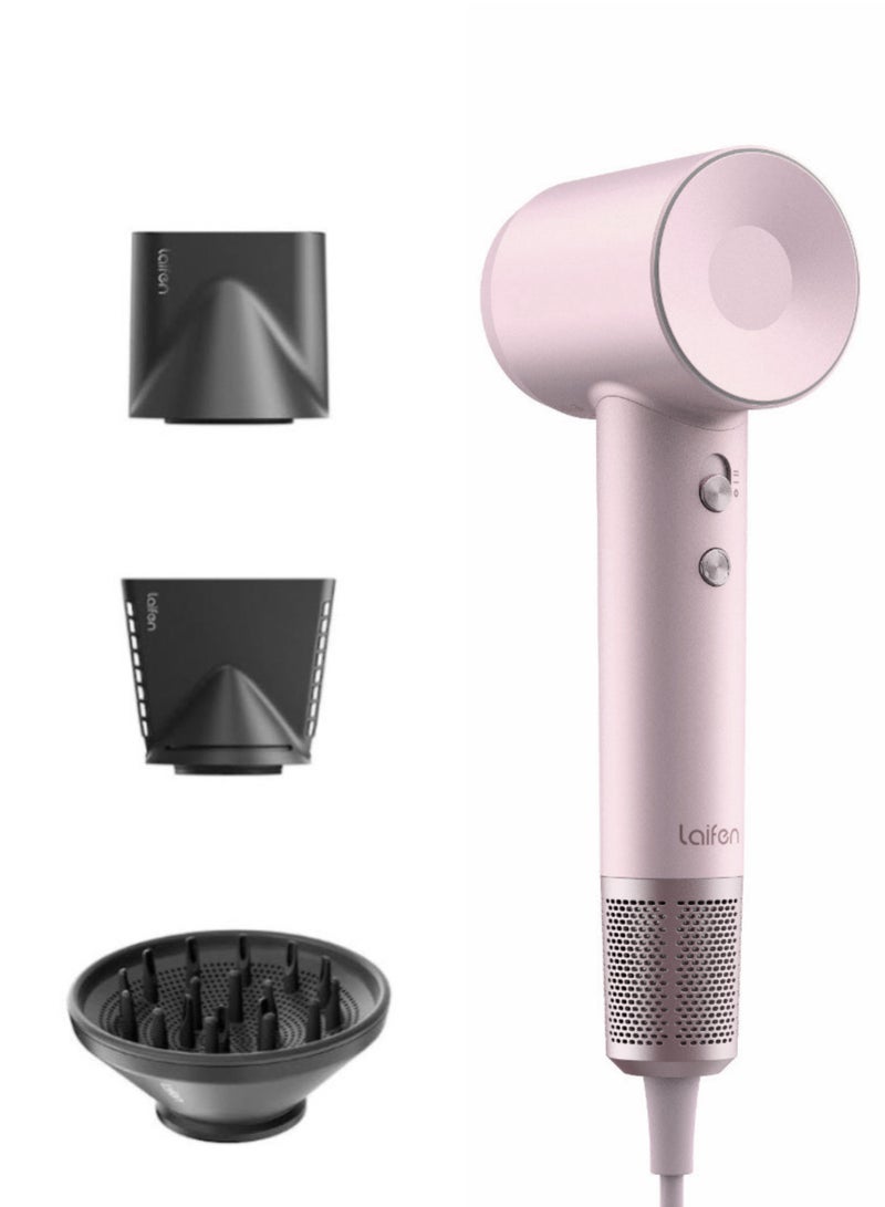 لايفن سويفت سبيشال مجفف الشعر  الايوني- وردي - محرك عالي السرعة 110,000 دورة في الدقيقة، تقنية الأيونات السالبة، تحكم ذكي في الحرارة، 3 فوهات مغناطيسية، ضوضاء منخفضة - العلامة التجارية العالمية رقم 1 - درجة صالونات التجميل لجميع أنواع الشعر - Image 1