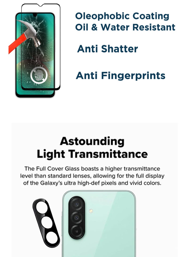 GMATE Samsung Galaxy A26 - 2 in 1 Pack  Generic Glass Screen Protector  And Camera Lens Protector - Image 3