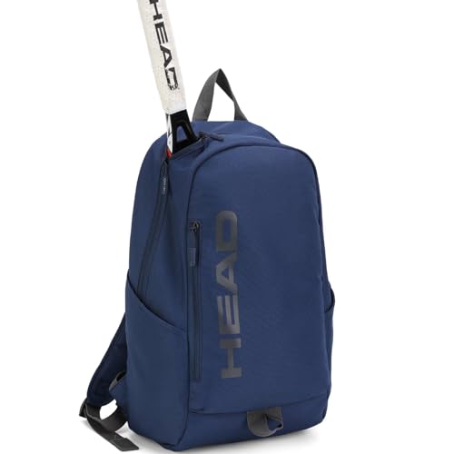 HEAD Waterproof Gym Backpack for Women/Men, Compact Laptop Backpack for College/Sport/Fitness/Work/Daily, (Navy Blue) - Image 1