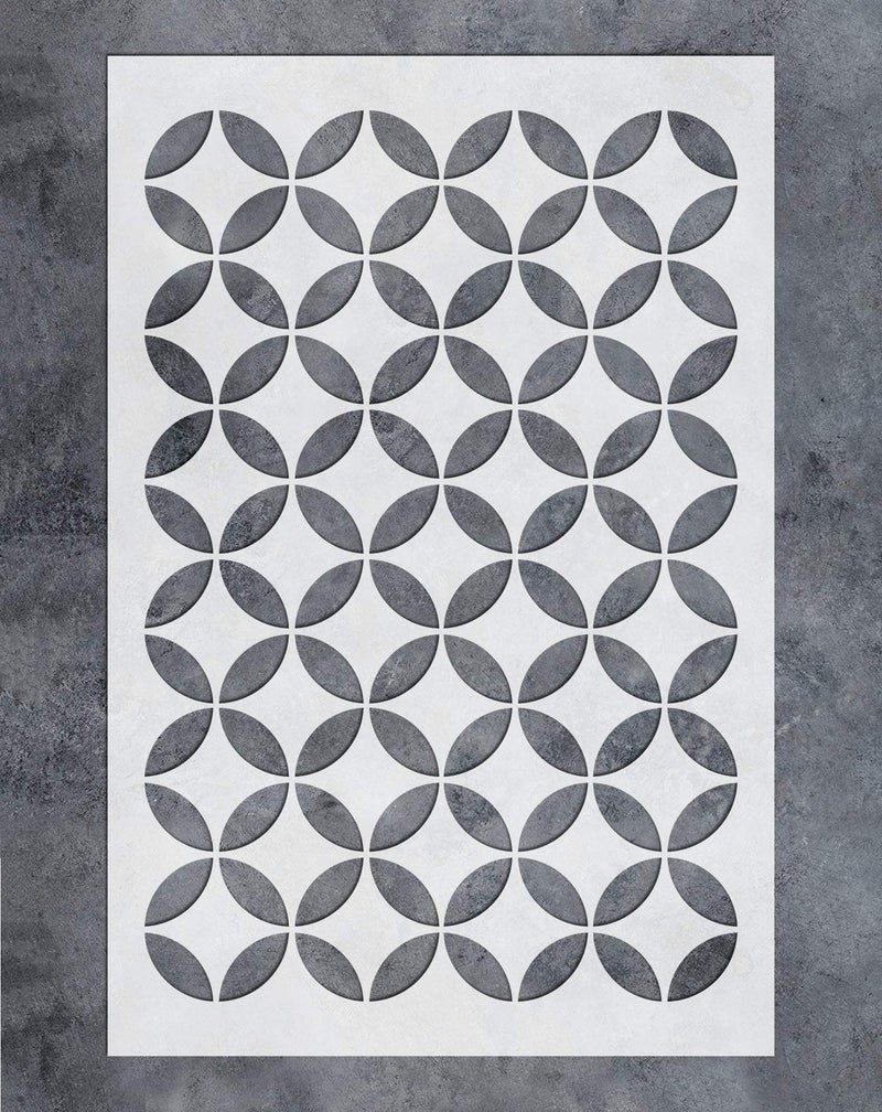 G GSS Designs Large Moroccan Circles Stencil (16x24 Inch) for Painting on Wall, Furniture, Floor, Fabric - Reusable Template for Decals, Wallpaper & Decor (SL-077) - Image 5