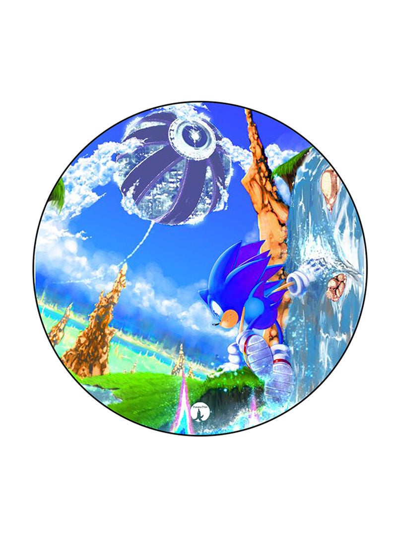 RKN Video Game Sonic Printed Mouse Pad Multicolour