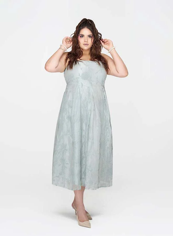 فيرجيو VIRGIO Embroidered Organza Dress