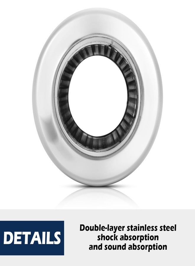 Relaxweex 2 Pcs 3" Inlet Exhaust Resonator, 3" Inlet 3" Outlet 13.8" Overall Length Muffler Resonator Stainless Steel - Image 4