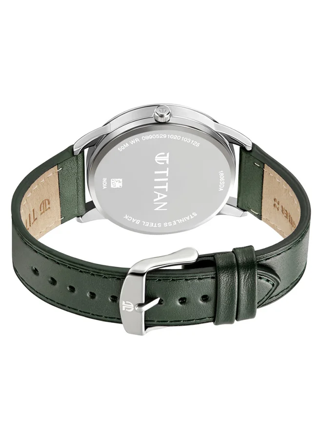 TITAN Leather Analog Wrist Watch 1806SL07