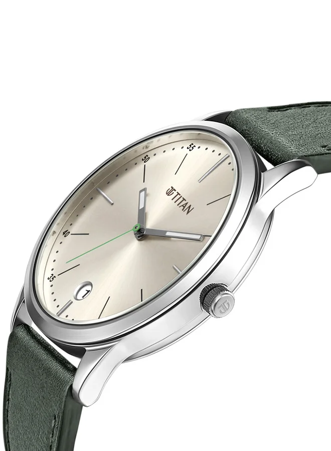 TITAN Leather Analog Wrist Watch 1806SL07