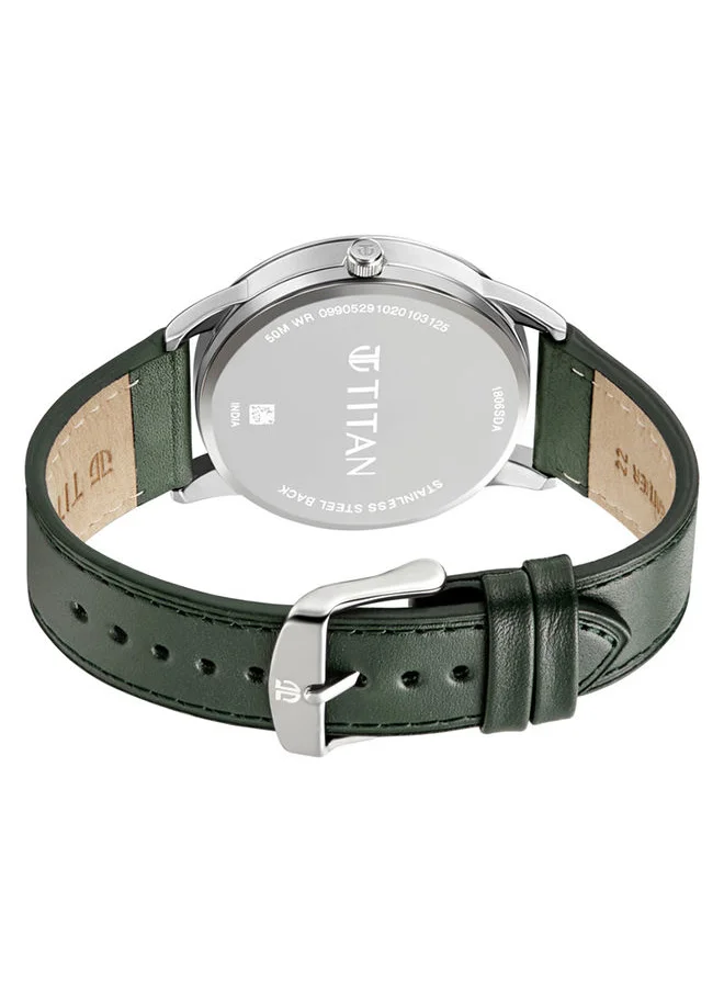 تيتان Leather Analog Wrist Watch 1806SL07