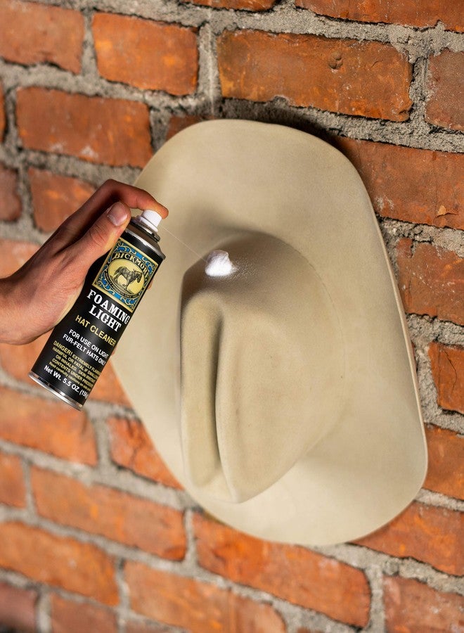 Bickmore Foaming Light Hat Cleaner | Remove Dirt, Dust, Fingerprints & Sweat Stains - Great for Fur - Felt Cowboy Hats, Baseball Hats, Fedoras, Sun Hats & More - Image 4