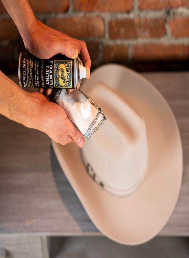 Bickmore Foaming Light Hat Cleaner | Remove Dirt, Dust, Fingerprints & Sweat Stains - Great for Fur - Felt Cowboy Hats, Baseball Hats, Fedoras, Sun Hats & More - Image 3