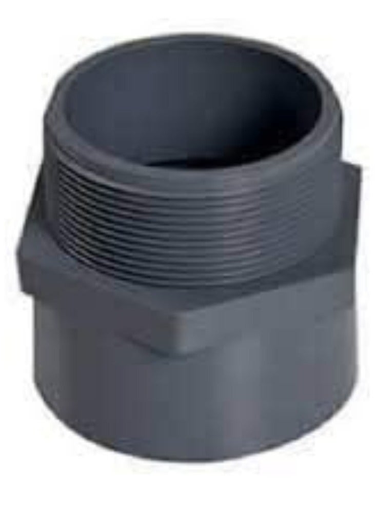 KNP KNP MTA PVC Pipe Fitting (2 Inch) is a robust and reliable component used in various plumbing and piping applications.  - Image 1
