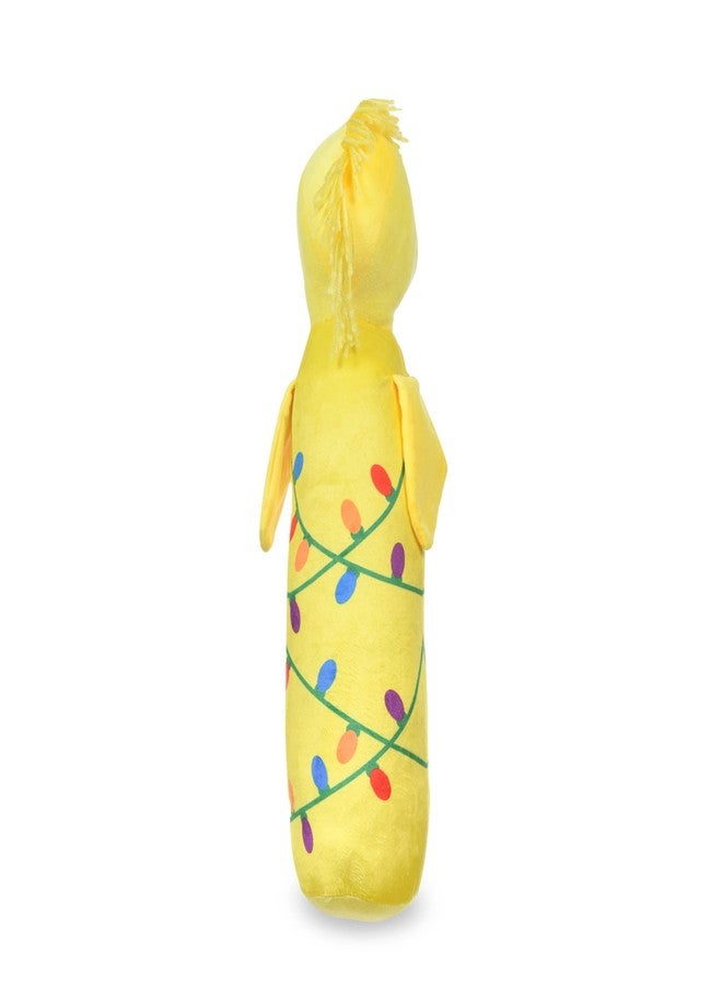 Peanuts for Pets Woodstock Holiday Bobo Body Large Dog Toy | Plush Woodstock Tangled Holiday Lights Christmas Squeaky Dog Chew Toy | Plush Dog Toy for Large Dogs, 20", (FF14614) - Image 3
