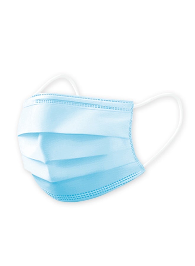 Disposable Face Mask – 3-Ply Blue, Comfortable Fit, Adult Size (50 Pieces) - Image 1