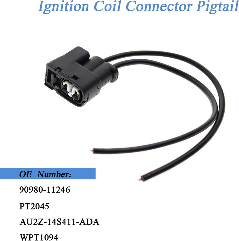 موصل ملف الإشعال مع سلك التوصيل SSCP-1JZ 4A-GE 2JZ-GE بديل لتويوتا سوبرا، بديل مكافئ لحزام التوصيل PT2045 PT-2045 WPT-1094 / AU2Z-14S411-ADA (3 قطع) - Image 4