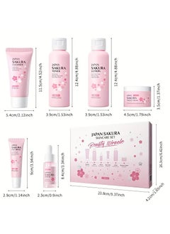 Skin Care Set - Women Gift Sets - Sakura Skin Care Sets & Kits - Gift Set with Cleanser,Toner,Serum,Eye Cream,essence Serum - Beauty Products - pzsku/Z435B0B80E91A938B7507Z/45/_/1729322148/e52d0ab5-cdad-4906-97f1-914691c9317b