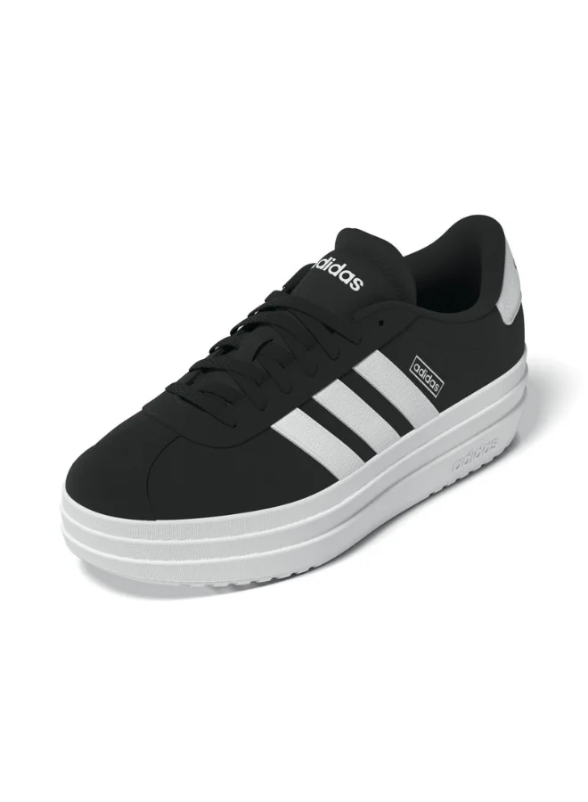 Adidas Vl Court Bold Black Sportswear Shoes For Women 3.5