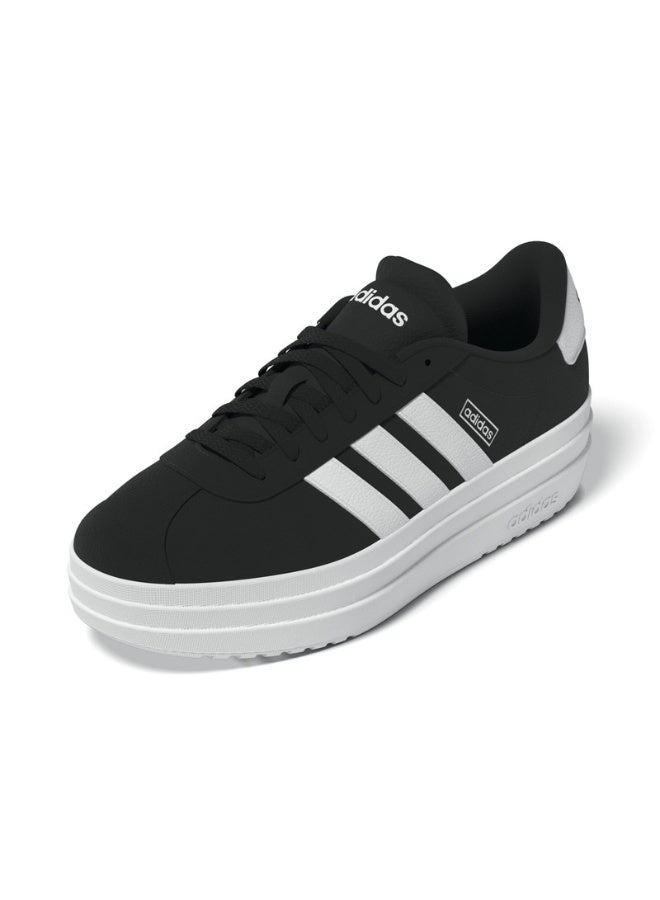 Adidas Vl Court Bold Black Sportswear Shoes For Women 3.5 - Image 2