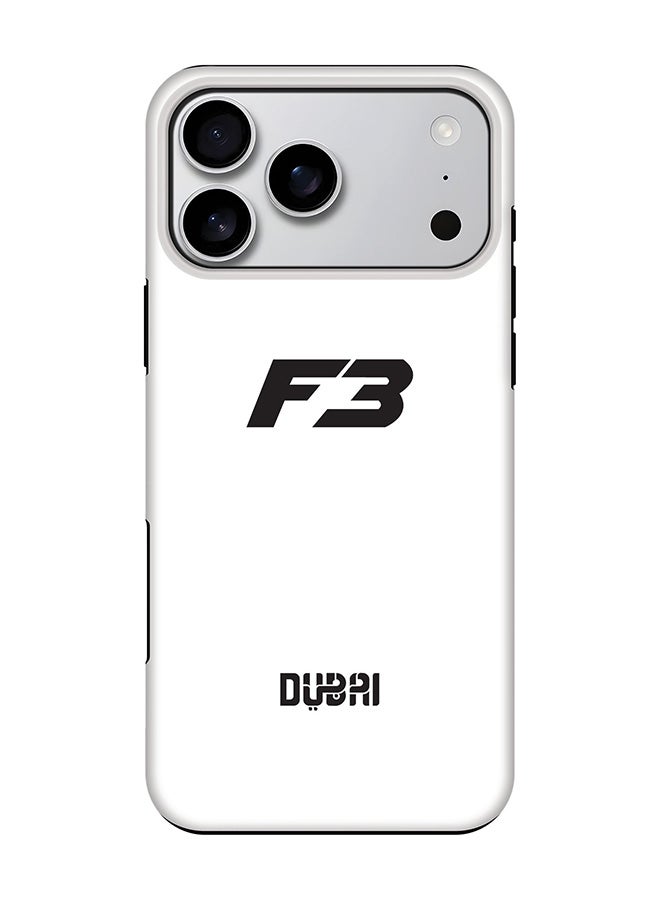 Stylizedd Tough Pro Magnetic Case for iPhone 17 Pro Max, Dual Layer hybrid PC + TPU Mobile Cover Matte -  Faz3 Dubai White