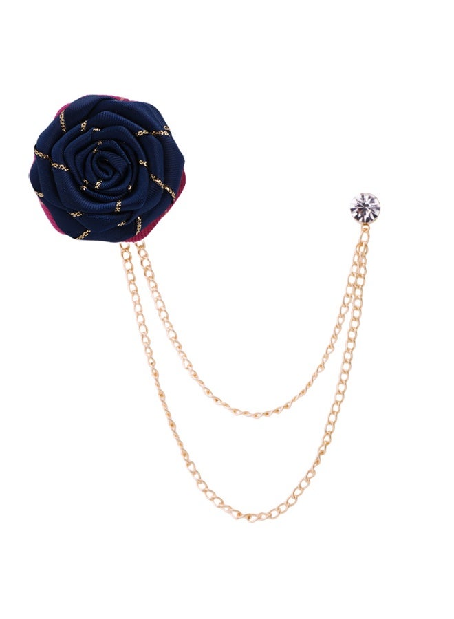Shougu New Style Handmade Fabric Suit Accessories Tassel Flower Brooch Chest Flower 