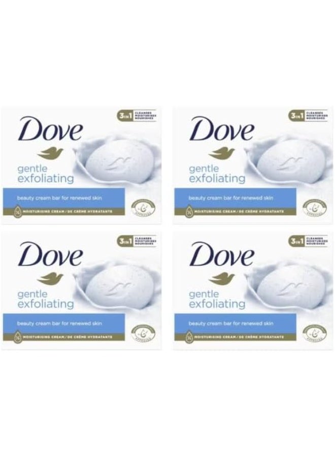 Dove Gentle Peeling Bar Soap (4 x 90g)