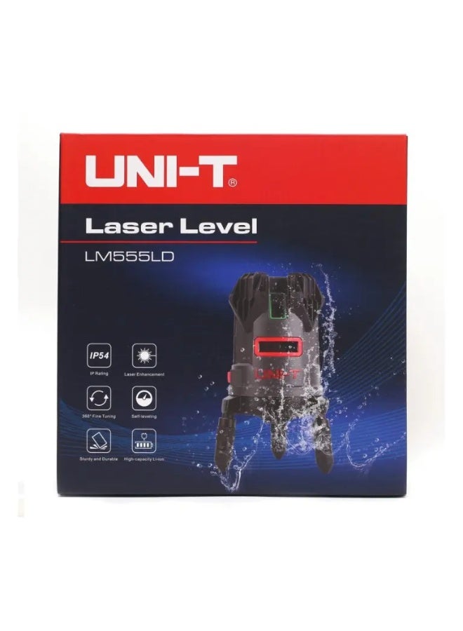 UNI-T LM555LD Laser Level with 20m Line and 25m Point Working Distance, IP54 - Image 1