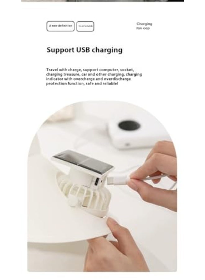 Sun Hat with Solar Fan, Solar Powered, Built-in USB Charging, Wide Brim Sun Hat, 3 Adjustable Speeds, Suitable for Outdoor Beach Trips - Image 4