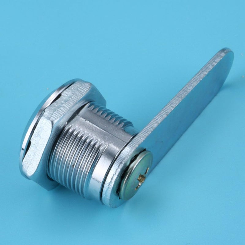 Keyed Alike Cylinder Door Lock Set With 3 Universal Keys For Cabinet Tool Box - Image 3