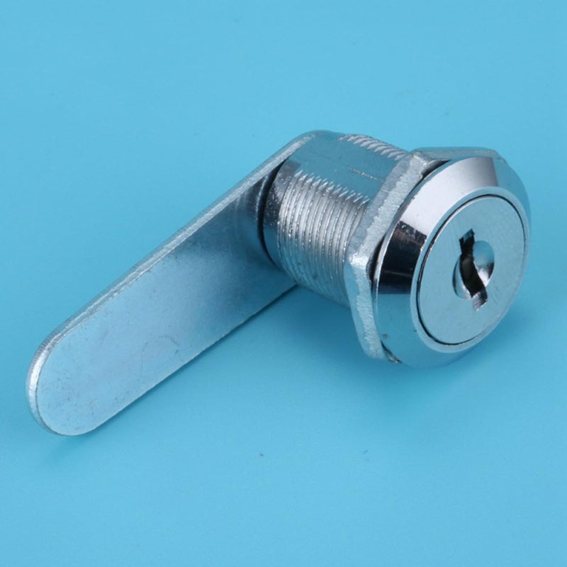 Keyed Alike Cylinder Door Lock Set With 3 Universal Keys For Cabinet Tool Box - Image 4
