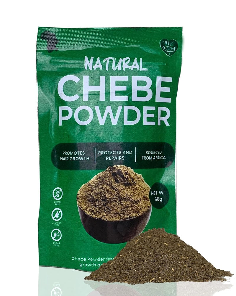 Natural Chebe Powder from Africa  Herbal Ingredients for Hair Growth  Strengthen Moisturizes  Protect Damaged Hair 50g Traditional Powder by Excluniq World