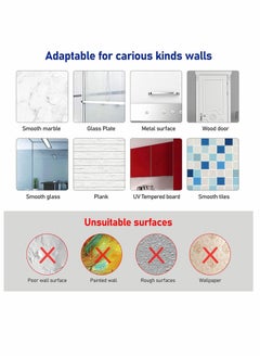 Y&D 8 Pcs Waterproof And Rustproof Wall Hooks For Hanging Heavy Duty Kitchen Bathroom Home Office  - Image 4
