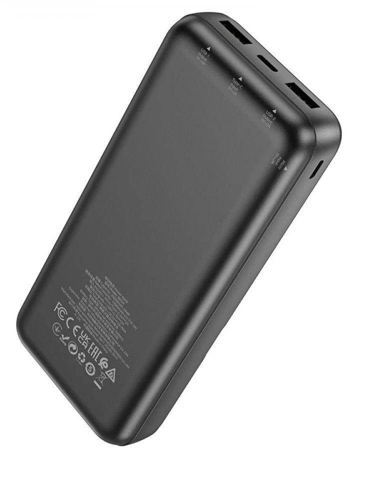 BOROFONE Portable battery Power Bank Borofone BJ33A Creed 10000 mAh, Black - Image 3