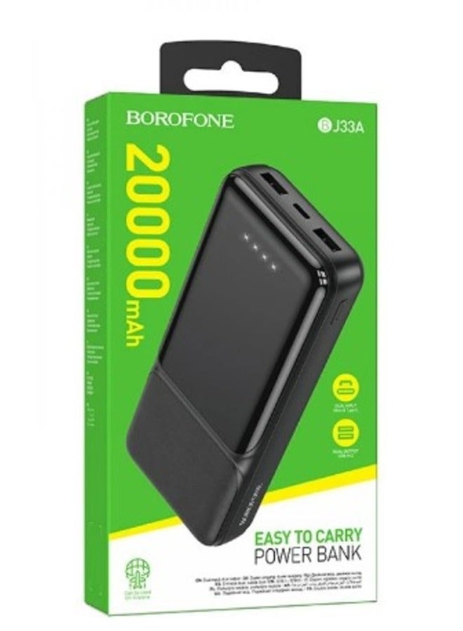 BOROFONE Portable battery Power Bank Borofone BJ33A Creed 10000 mAh, Black - Image 4