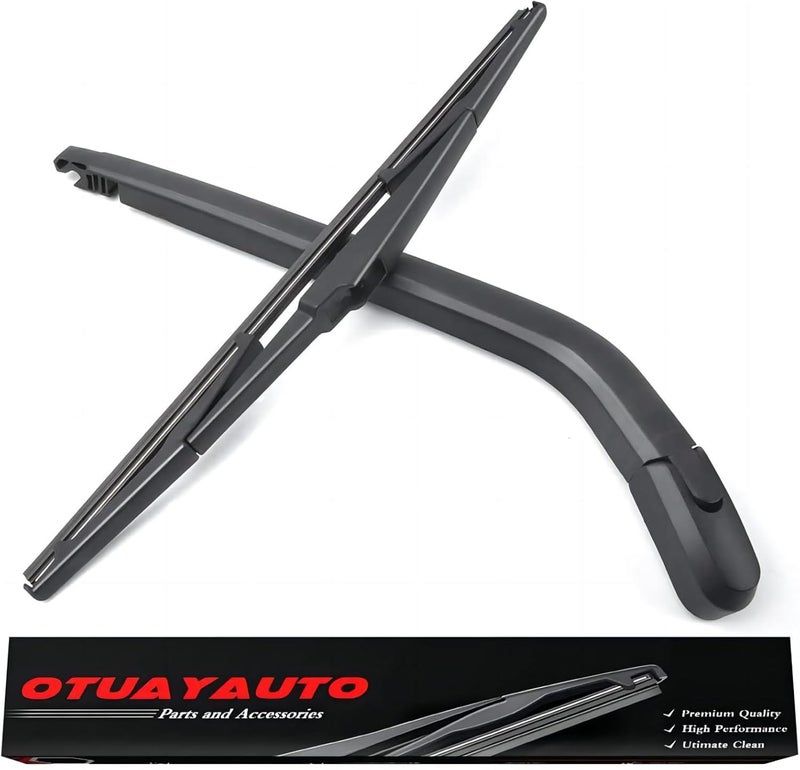 OTUAYAUTO MR971507 Rear Windshield Wiper Arm Blade Set - Replacement for Mitsubishi Outlander 2003-2006 - Image 1