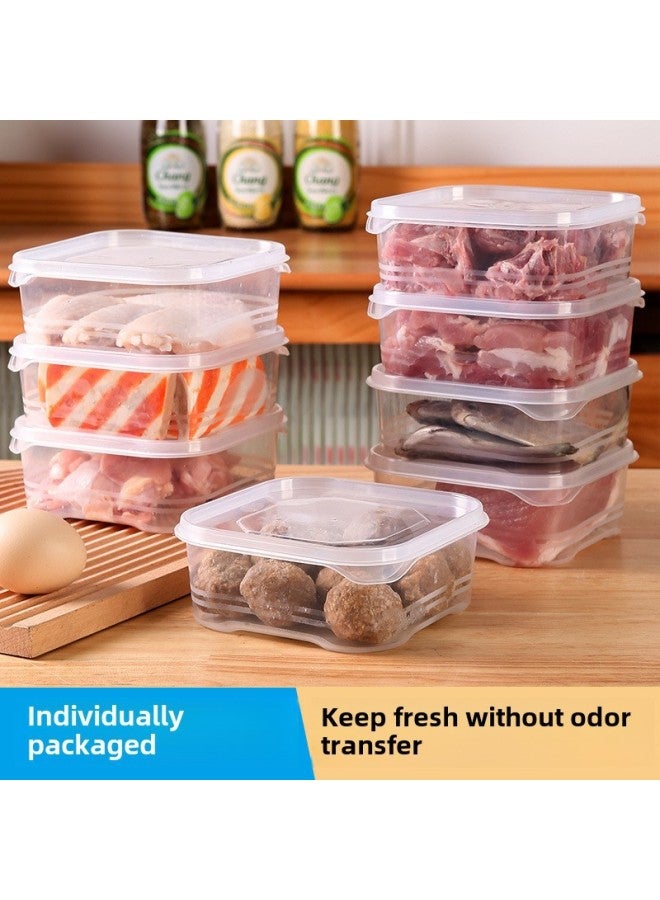 Refrigerator Fresh-keeping Box Fruit And Vegetable Fresh-keeping Box Fresh-keeping Box Refrigerator Storage Box Sealed Box Camping Storage Box-Specifications:Fresh-keeping Box White 2000 Ml  - Image 3