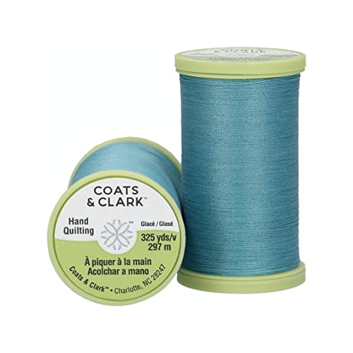 COATS CLARK COATS & CLARK Inc S960-5450 Dual Duty Plus Hand Quilting Thread, 325-Yards, River Blue - Image 1