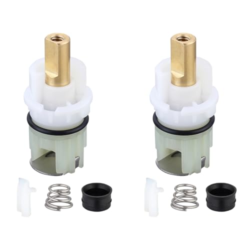 gcbcrit RP25513 Faucet Cartridge for Delta Two Handle Faucet Repair Kit, Faucet Leak Repair Kit with Cartridge RP4993 Seats Springs (2 Pack) - Image 1