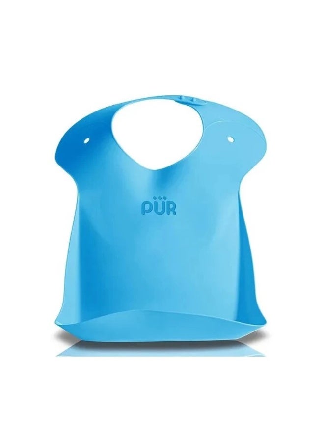 PUR Catcher Bib - Food Collection Pocket & Easy to Clean - Everyday Clothing Protection - Image 2