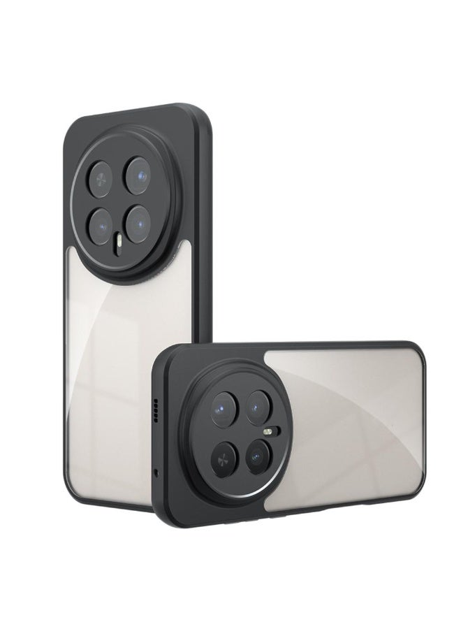 Case Cover Shockproof Hard PC Back Soft TPU Frame Anti-yellowing Slim Protective Cover Compatible with Honor Magic 8 Pro (Clear)