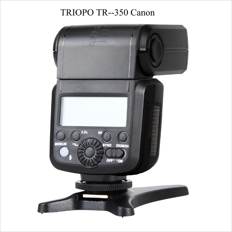 Triopo Tr-350 High-Speed Sync Speedlite Flash for Canon Dslr and Mirrorless Cameras - Image 1