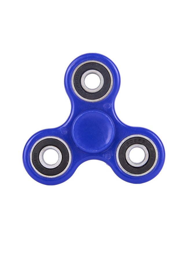 Premsons Premsons® Hand Spinner Desk Toy - High Speed Smooth Finger Spin Sensory Fidget Stress Relief Game Play for Kids & Adults - Birthday Party Gift - Four Bearing - Blue  - Image 1