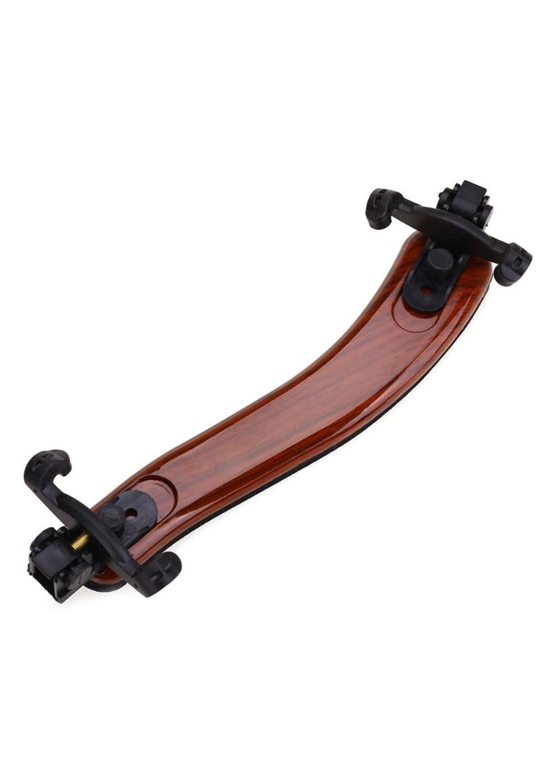 Bukela Violin Shoulder Rest 1/2 Collapsible Adjustable 1/2 Size Violin universal Type Violin Parts soft Safety Easy to use, High strength sponge Wood grain  - Image 1