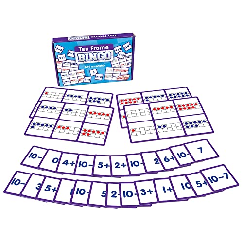 Junior Learning JL547 Ten Frame Bingo Medium - Image 1