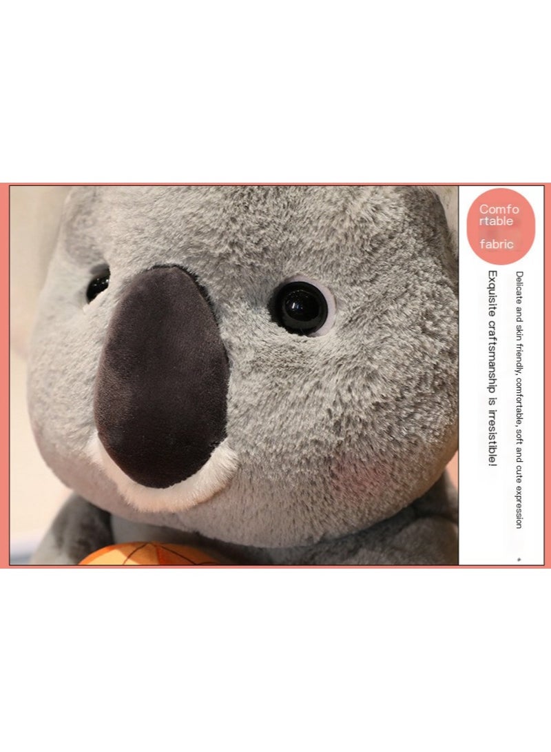 آنا دبدوب كرة سلة ميدي بـ25 سم بشكل كسلان وكوالا، لعبة محشوة ناعمة - Image 3