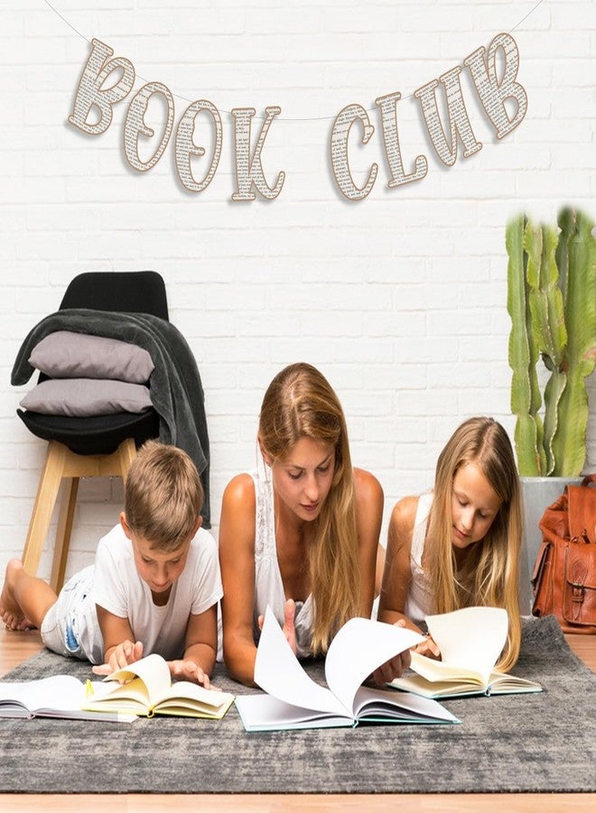 Funmemoir لافتة تزيين نادي قراءة الكتب من Funmemoir، لافتة زينة لحفلات قراءة الكتب الكلاسيكية، ديكور مكتبة لمحبي الكتب، لوازم حفلات منزلية، فصول دراسية مدرسية - Image 3