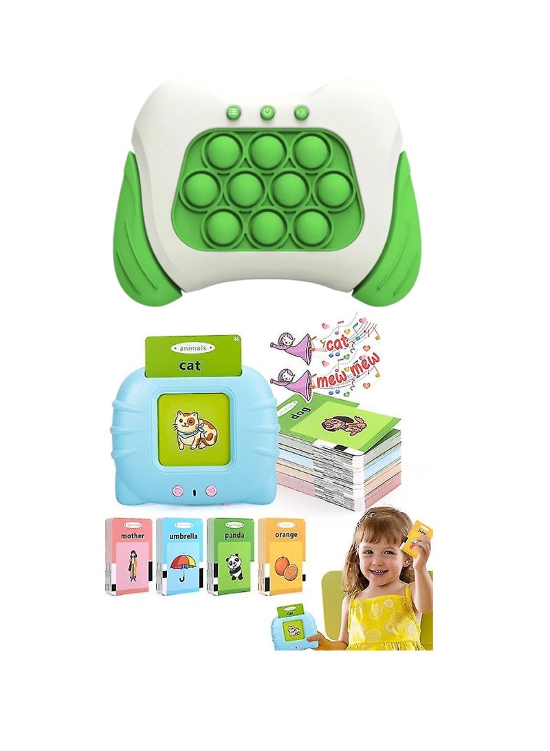 Digi Core لعبة البوب ​​المضيئة الإلكترونية السريعة للأطفال مع بطاقات فلاش ناطقة، لعبة تعليمية ممتعة وتعليمية للأطفال الأولاد والبنات الذين تتراوح أعمارهم بين 3-12 سنة، وقت لعب ممتع وتعليمي - Image 1